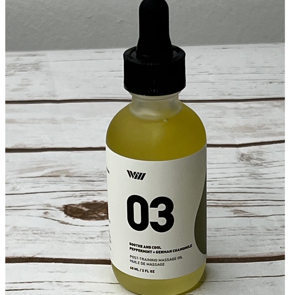 Way of Will 03 Massage Oil Yellow Soothe and Cool Peppermint 2oz